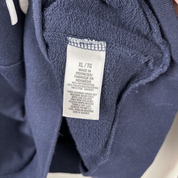 Lot of 2 Aeropostale Womens Hoodies Pullover Size XL Pocket  Navy And Black READ - Picture 4 of 13